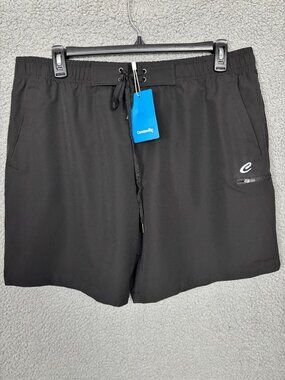 Cosmolle Mens Summer/Spring Hiking Shorts/Golf/Travel Casual Black XXL NWT's